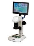 saxon 9" LCD Digital Stereo Microscope 8x-514x with Dual Speed Focuser