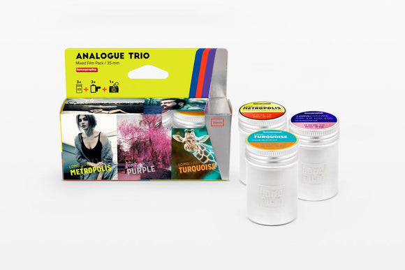 Lomography Analogue Trio Mixed Film Pack 35 mm 36 exposure
