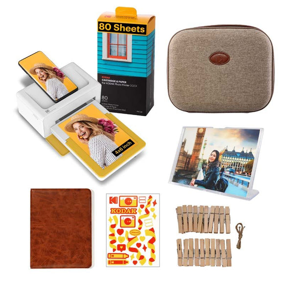 Kodak Instant Dock Plus Cartridge + Accessories Bundle