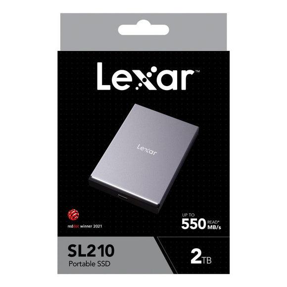 Lexar SL210 Portable Solid State Drive SSD up to 550MB/s read