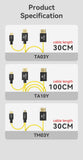 PORTKEYS VIDEO CONTROL CABLE FOR LH7C 30CM