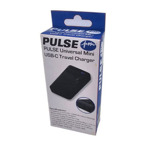 PULSE Universal USB-C Mini Travel Charger