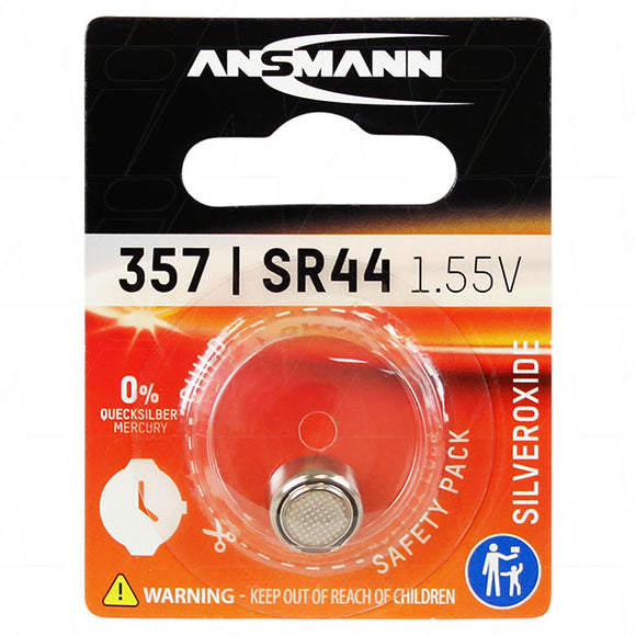 Battery SR44 Silver Oxide 1.5V