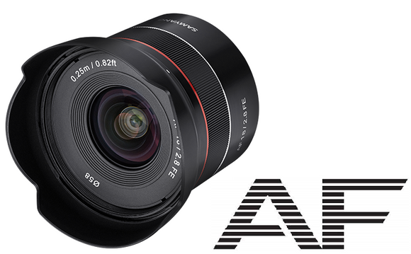 Samyang 18mm F2.8 AutoFocus Sony FE Full Frame Camera Lens