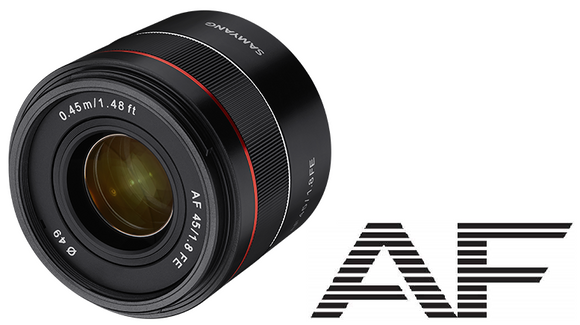 Samyang 45mm F1.8 AutoFocus Sony FE Full Frame Camera Lens