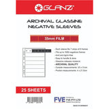 Negative File Sheets - 35mm - pack of 25 sheets