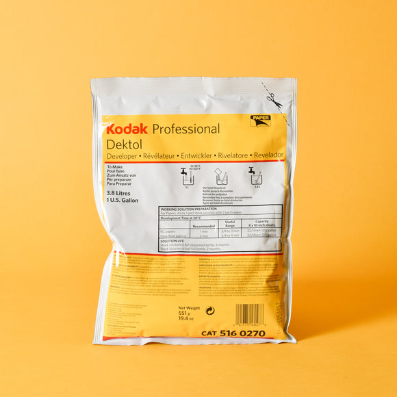 1Gl (X20) Kodak B & W Dektol Paper Developer Pkt (1 Gallon X 20 Pkts)