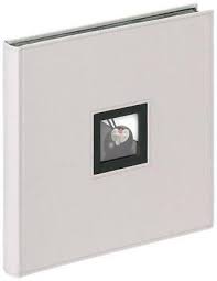 Walther Black & White Mauve 50 Page Dry Mount Photo Album Fa217D