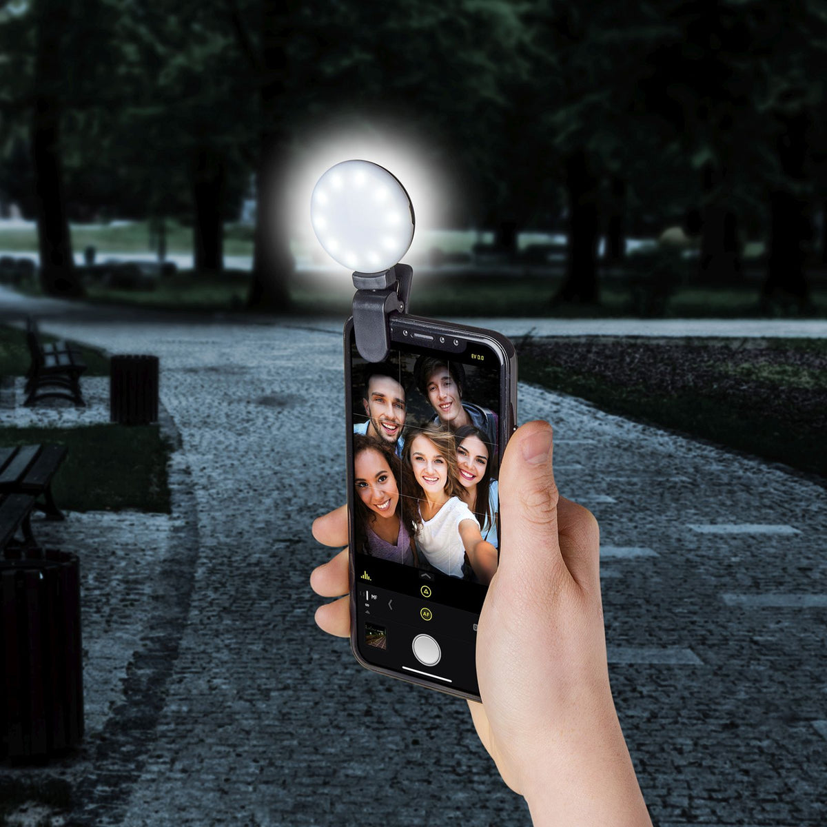 Celly Click Selfie Light with 3 Tones - Black – Bay Park Photos
