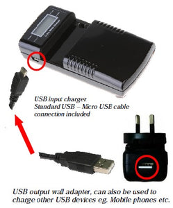 Glanz Universal Battery Charger