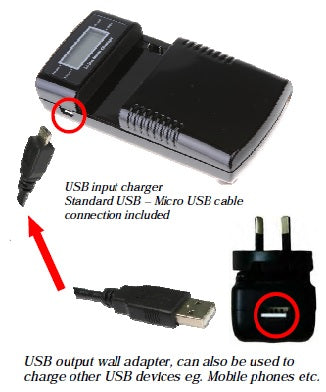 Glanz Universal Battery Charger