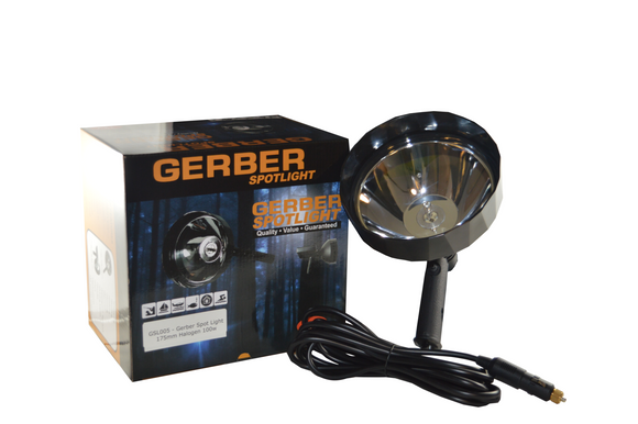 Gerber 175Mm Halogen 100Watt Spotlight