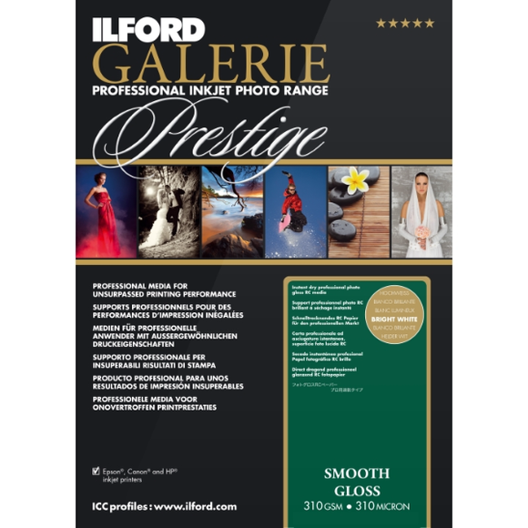 Ilford Galerie Prestige Smooth Gloss 310Gsm 5X7