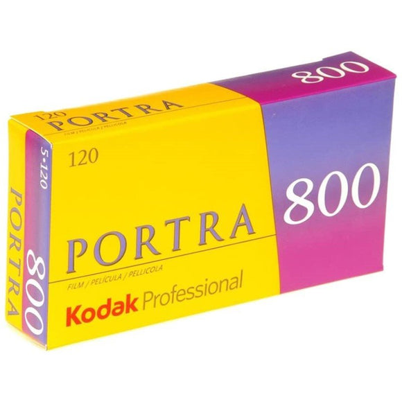 Kodak Professional Portra 800 Color Film 120 5 Roll Pro Pack