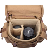 NV-CBC4 Retro Style Batik Canvas Outdoor DSLR Camera Backpack