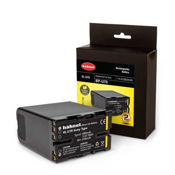 Sony Bp-U70 6800Mah 14.4V Battery (Hahnel Replacement)