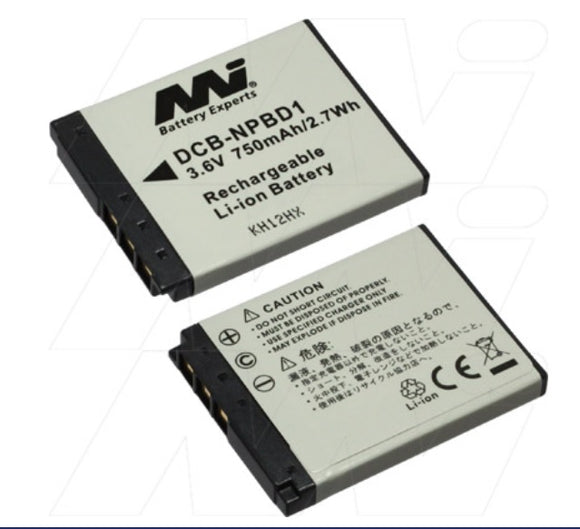 Battery Sony NP-BD1 Master Instruments Replacement